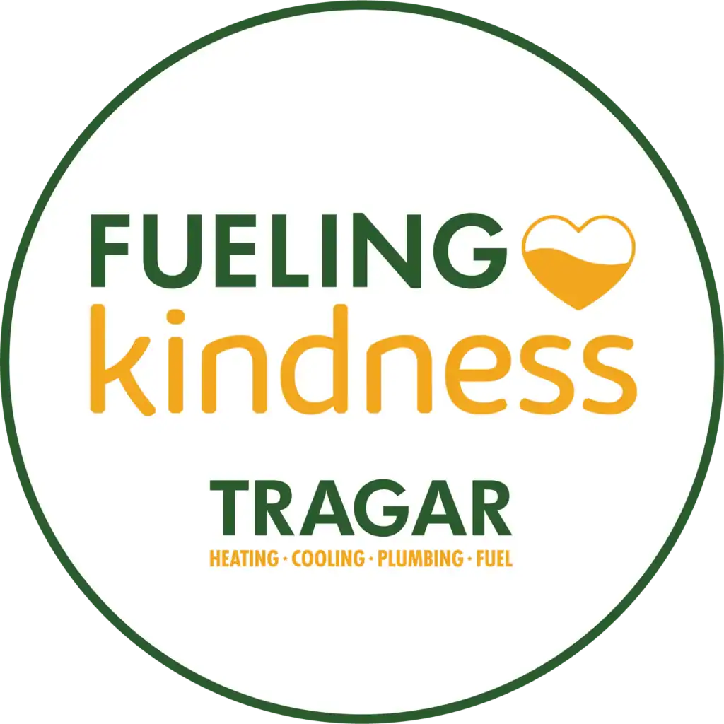 Bright, engaging logo for Fueling Kindness, emphasizing warmth and community service.